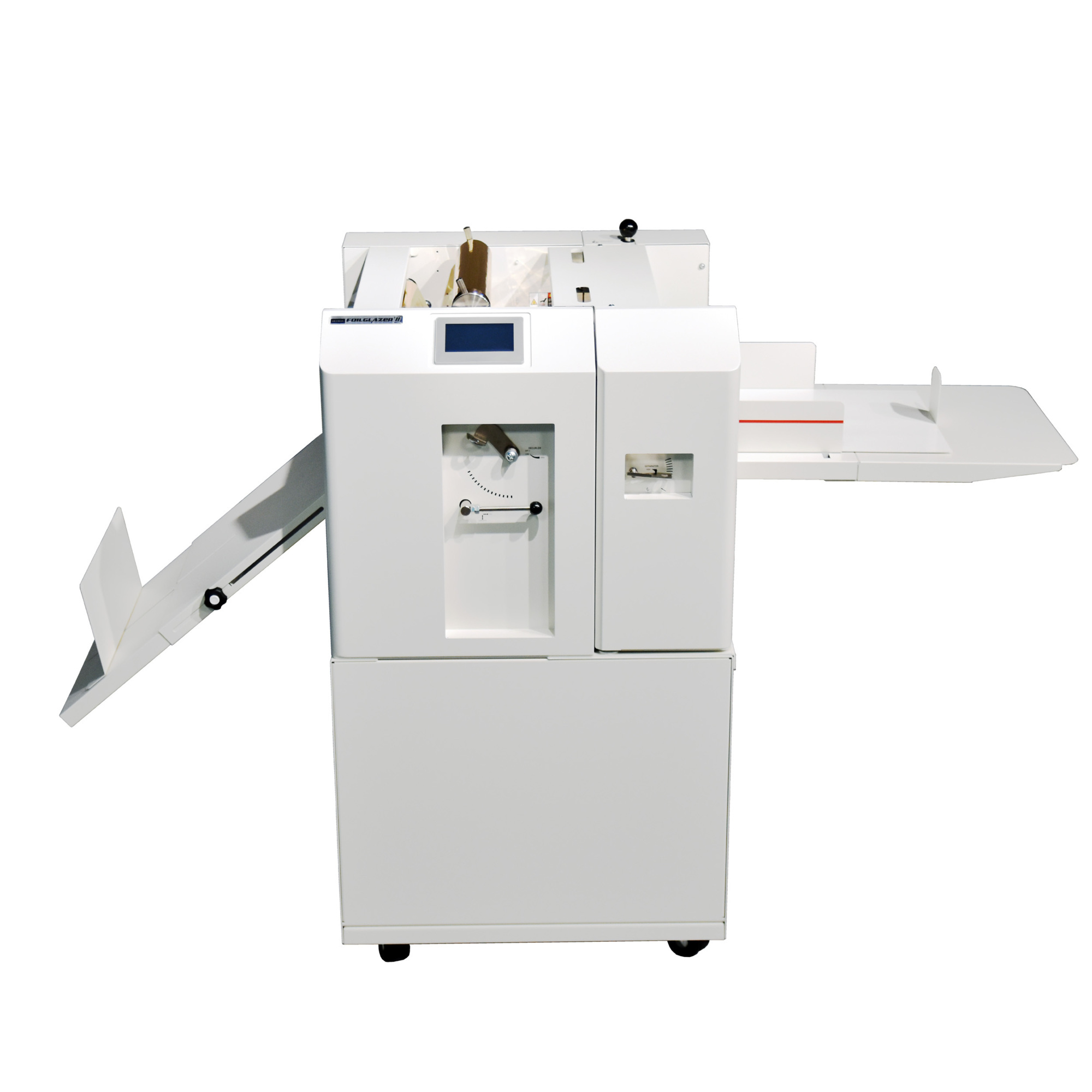 MBM Foilglazer II Laminator and Foil Fuser — 14.3in. x 23.6in. Paper, 16.4ft/min Laminating Speed, 4.3in. Touch Screen, Auto Air Suction Feeding, Model# Foilglazer II